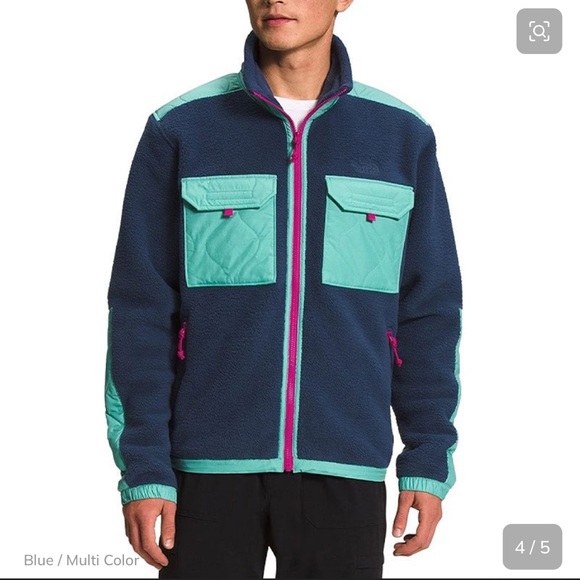 The North Face Dark Blue Fleece Jacket - Picture 3 of 8